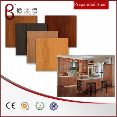 wood grain steel sheet for Kitchen Cabinet